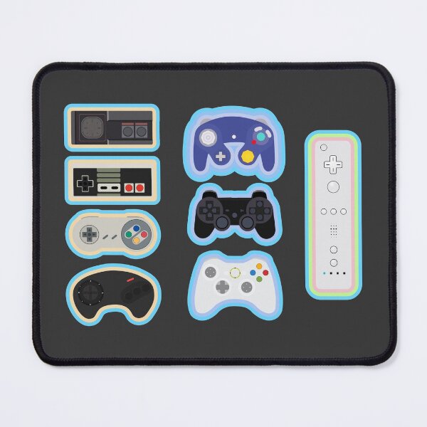 Item preview, Colorful Vintage Game Controllers designed and sold by BRU Design.