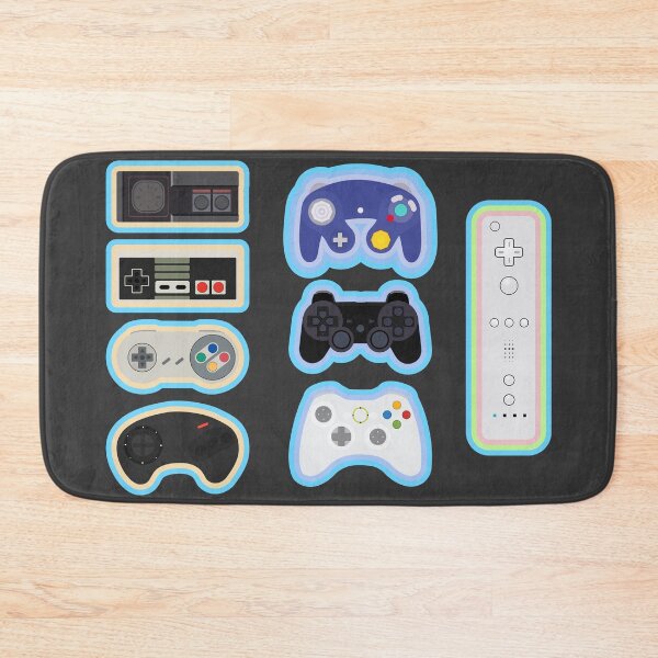 Item preview, Colorful Vintage Game Controllers designed and sold by BRU Design.