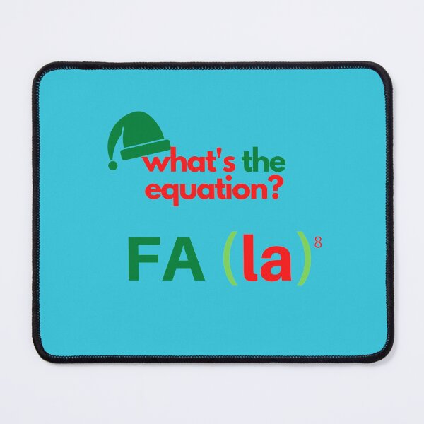 Item preview, FA LA LA - math holiday designed and sold by DollarDollar.