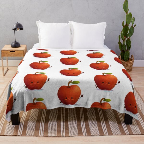 Item preview, Cute smiling Apple designed and sold by julianamotzko.