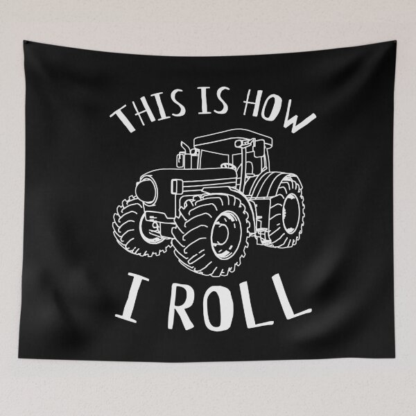 Item preview, This is How I Roll - Tractor Driver Line Art designed and sold by onicon.