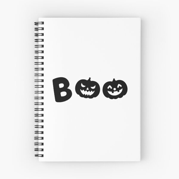 Item preview, Halloween BOO With Scary Faced Pumpkins Black designed and sold by Innercosmic.
