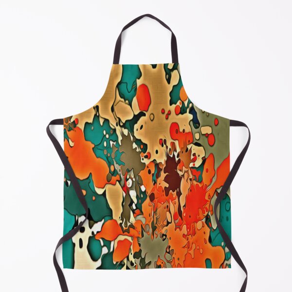 Item preview, Abstract psychedelic fractal background of stylized watercolor illustration, colored chaotically blurred spots and paint strokes of different sizes and shapes designed and sold by TeeFashionShop.