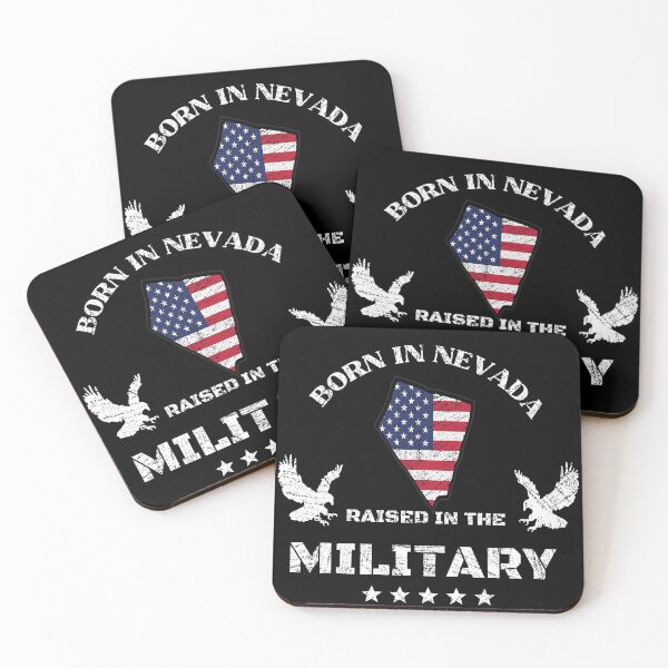 Item preview, Born in Nevada  raised in the Military   designed and sold by PinnockDesigns.