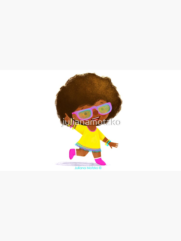 Disco Fun Black Power Girl by julianamotzko