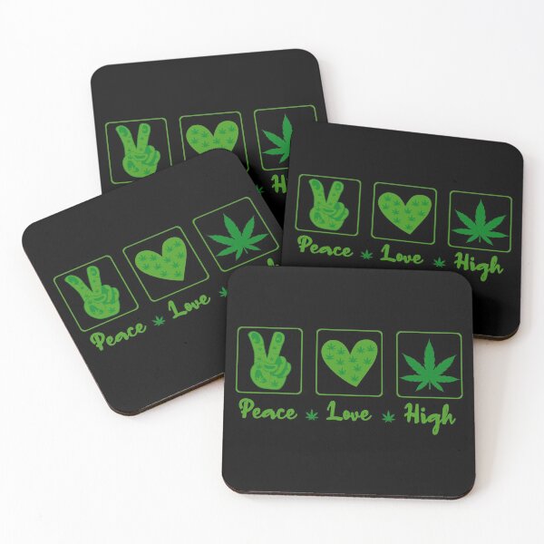 Item preview, peace love weed designed and sold by angelusdark.
