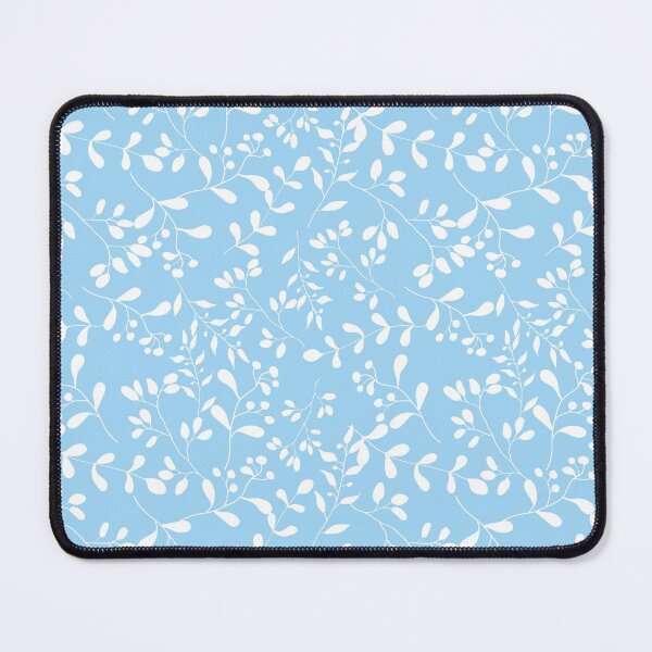 Item preview, Pastel blue floral pattern  designed and sold by irisman.