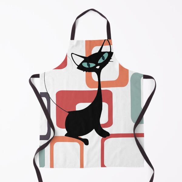 Item preview, Retro.Cat on Mid Century Background designed and sold by LisWilliams.