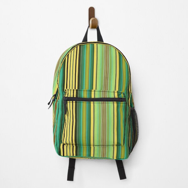 Item preview, Green, Yellow and Black Vertical Striped Summer Vibes Pattern designed and sold by CoCDesigns.