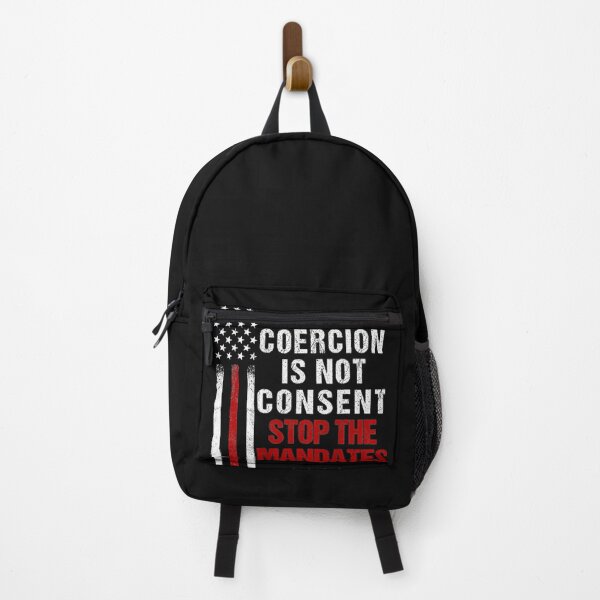 Item preview, Coercion is Not Consent Stop The Mandates Anti-Vaccination T-Shirt designed and sold by sakitanike.