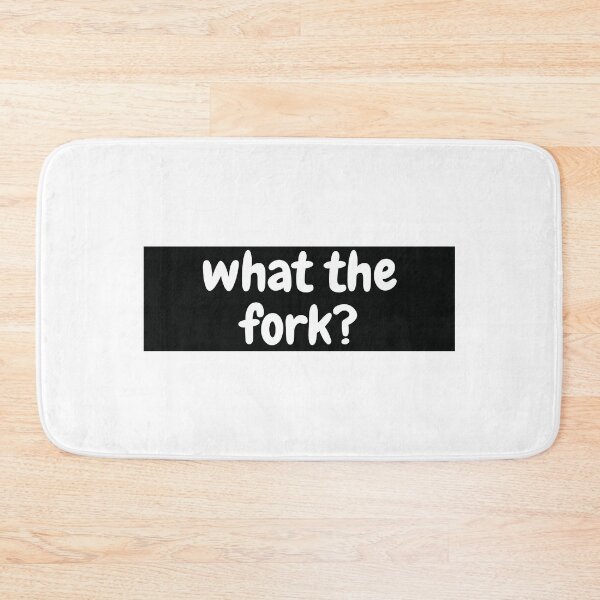 Item preview, What The Fork Sticker designed and sold by Water Flick.