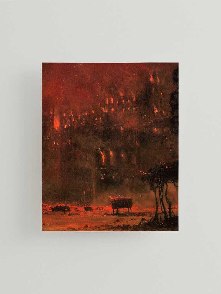 Canvas Print | Canvas on Wall | Art | Dark City inspired by Zdzisław offers Beksiński