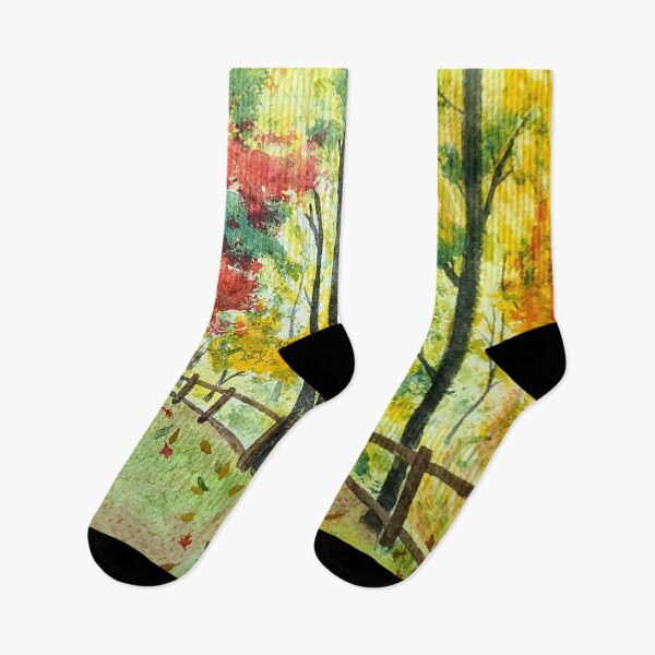 Artikelvorschau, Herbstspaziergang im Wald entworfen und verkauft von WallaceColor.