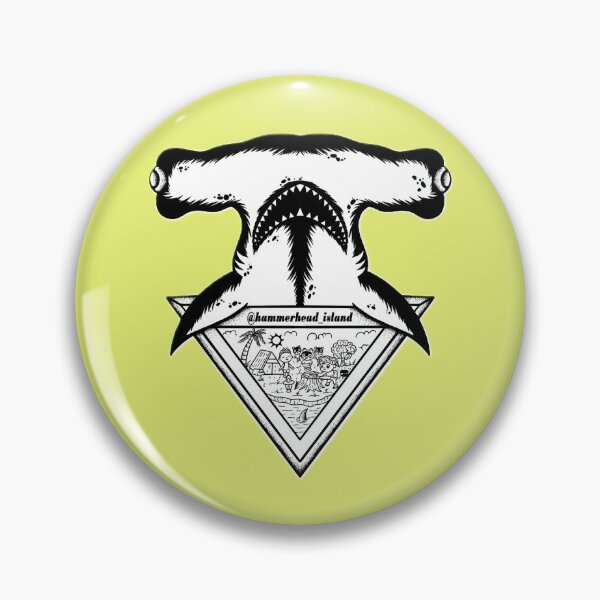 Item preview, HH Pin Button designed and sold by Hammerhead-Isle.