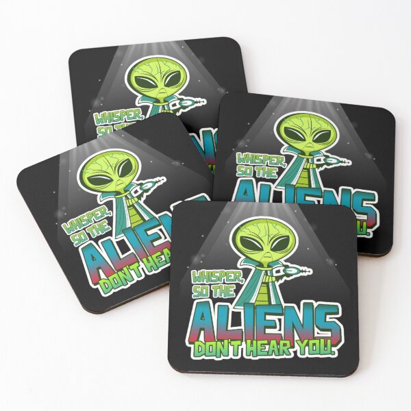 Item preview, Whisper, So The Aliens Don't Hear You. designed and sold by Monique Prince.