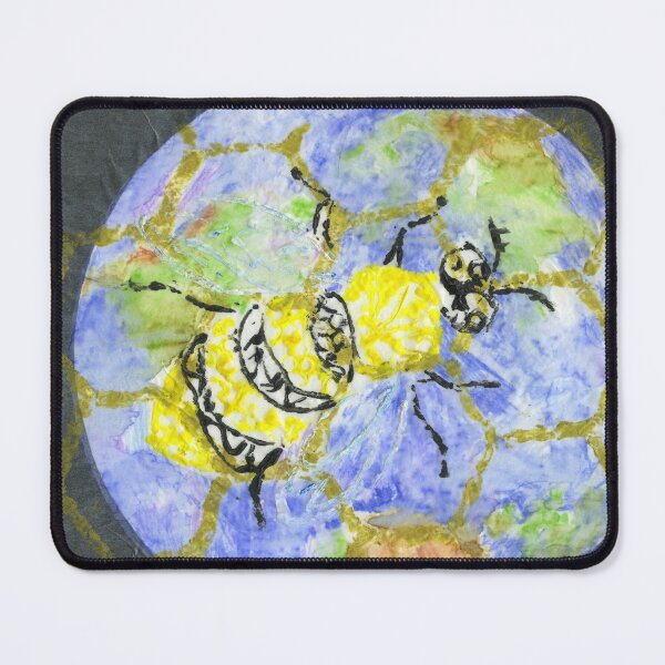Item preview, Collagraph Bee Earth Day designed and sold by LymphomaLass.