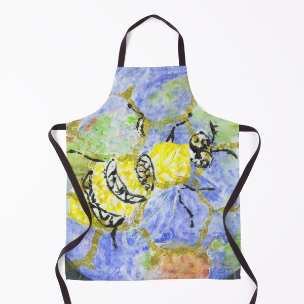 Item preview, Collagraph Bee Earth Day designed and sold by LymphomaLass.
