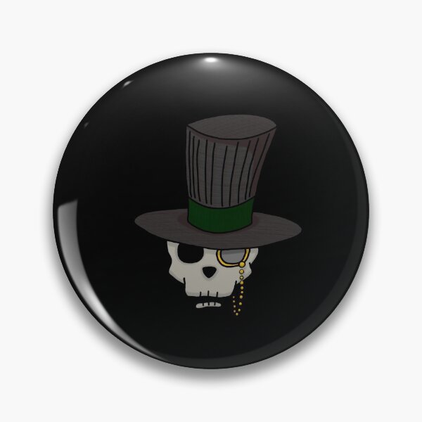 Item preview, Mr Monocle skull with hat designed and sold by Crowsdance.