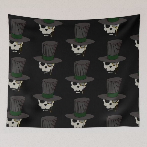 Item preview, Mr Monocle skull with hat designed and sold by Crowsdance.