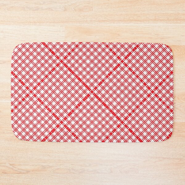 Item preview, Criss Cross Angled Dash Line Pattern in Red designed and sold by Neil Feigeles.