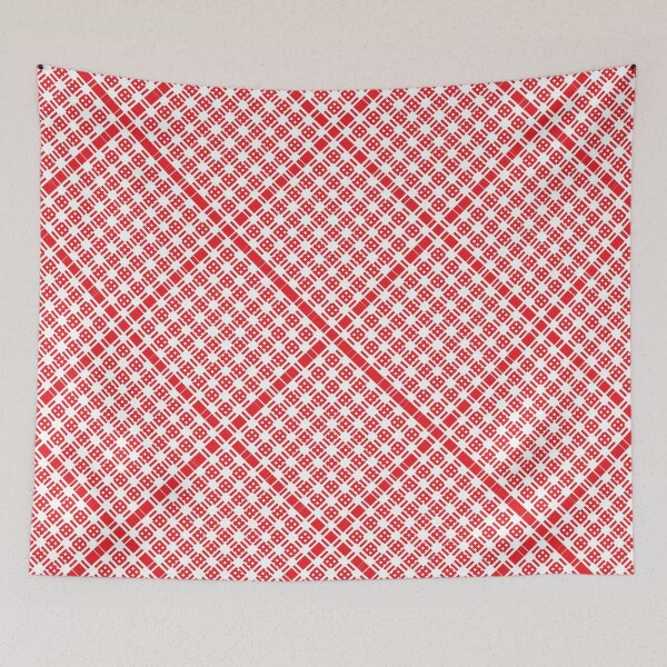 Item preview, Criss Cross Angled Dash Line Pattern in Red designed and sold by Neil Feigeles.