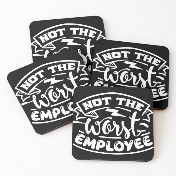 Item preview, Not the Worst Employee white designed and sold by NessiCreates.