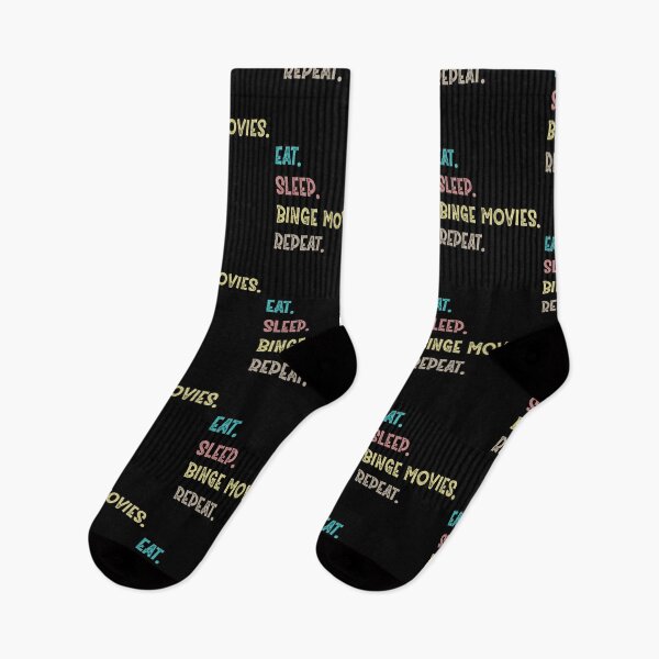 Item preview, Eat. Sleep. Binge Movies. Repeat. designed and sold by Life Shop.