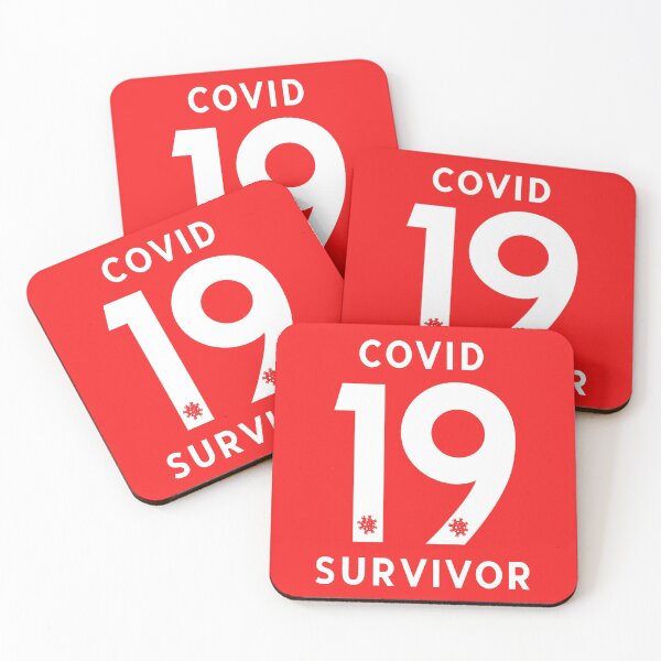 Item preview, COVID19 Coronavirus SURVIVOR - Jersey Number Back - WHITE designed and sold by AMGraphicStudio.
