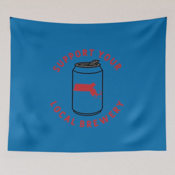 Item preview, Support Your Local Brewery Massachusetts  designed and sold by fearcity.