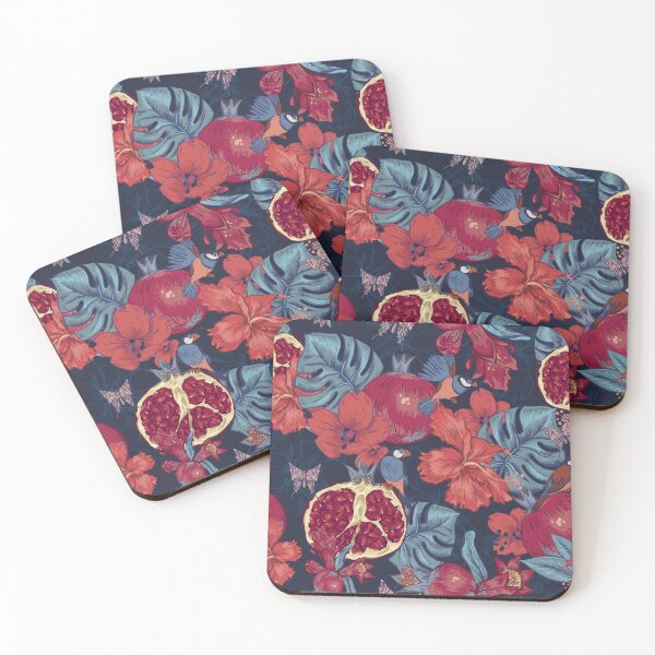 Item preview, Pomegranate Floral|Pomegranate Pattern designed and sold by yousseftalat2.