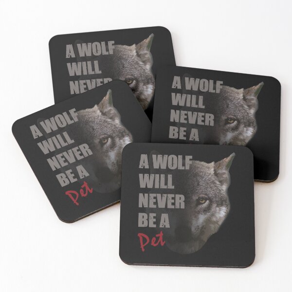 Item preview, A Wolf Will Never Be A Pet designed and sold by TeesForTheWorld.
