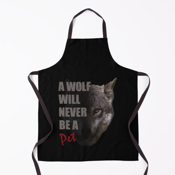 Item preview, A Wolf Will Never Be A Pet designed and sold by TeesForTheWorld.