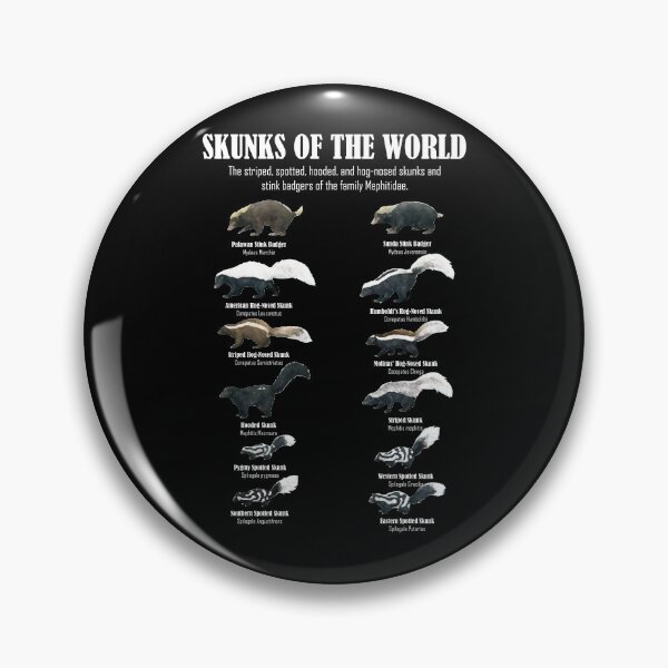 Item preview, Skunks of the World - Mephitidae Animal Species designed and sold by roxy7922.