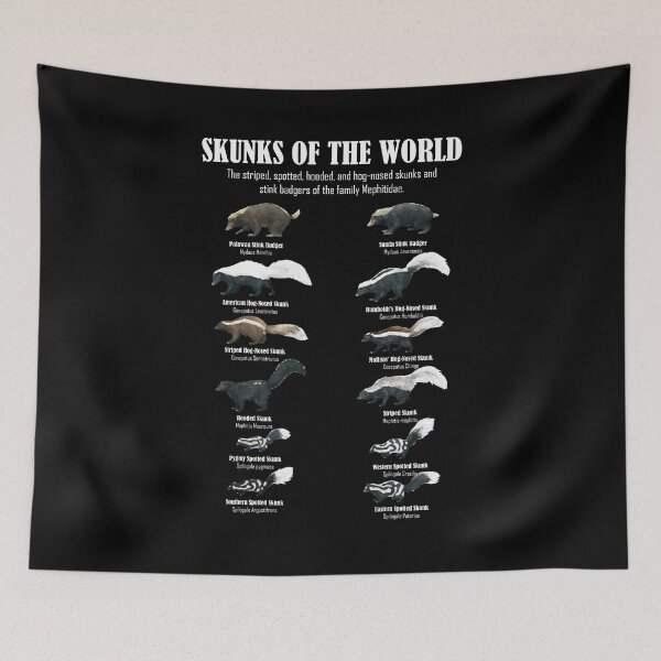 Item preview, Skunks of the World - Mephitidae Animal Species designed and sold by roxy7922.