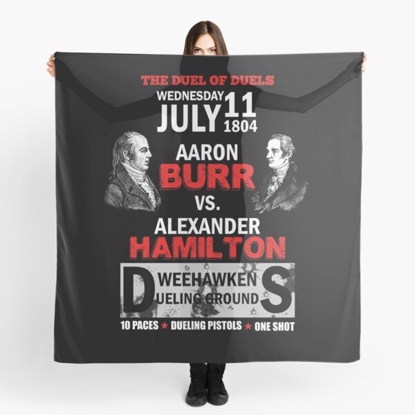 Hamilton Vs Burr Scarf