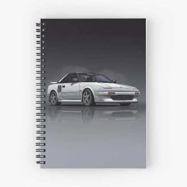 Item preview, Toyota MR2 SW11 White - Digital drawing designed and sold by Racing Art Store.