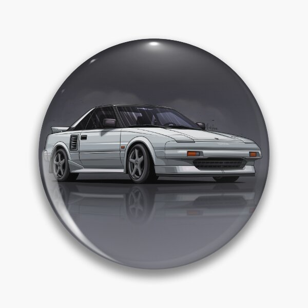 Item preview, Toyota MR2 SW11 White - Digital drawing designed and sold by Racing Art Store.