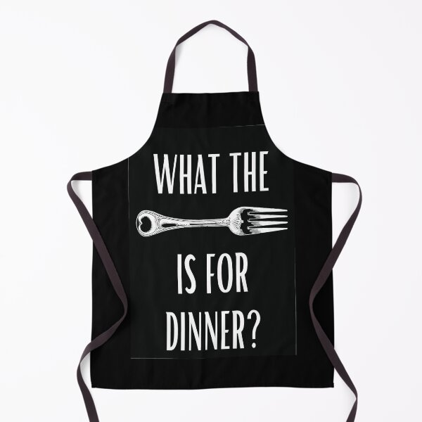 Item preview, What The Fork Cooking Apron designed and sold by Water Flick.