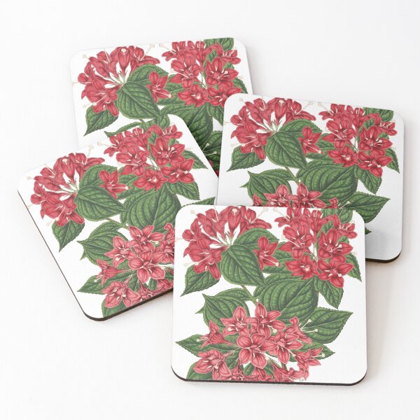 Item preview, Pink Flowers Botanical Print designed and sold by Veriepear.