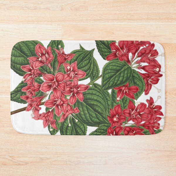 Item preview, Pink Flowers Botanical Print designed and sold by Veriepear.