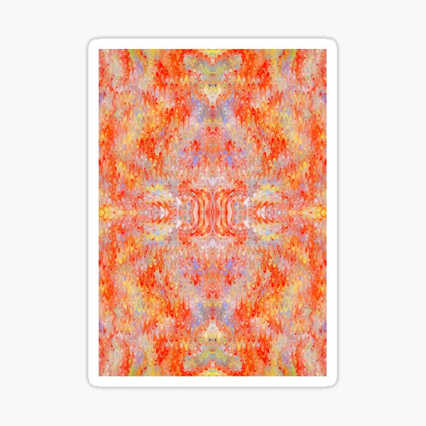 Marbled paper 09 Sticker