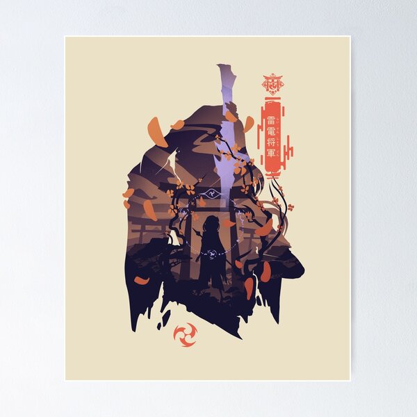 Item preview, Raiden Shogun - Genshin Impact designed and sold by mustbewhy.