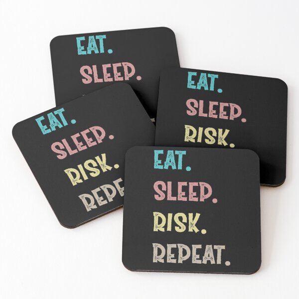 Item preview, Eat. Sleep. Risk. Repeat. designed and sold by Life Shop.