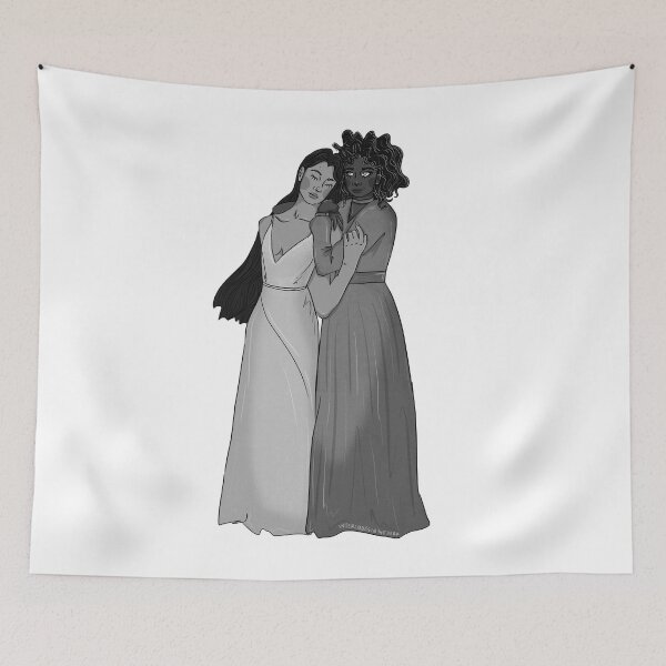 Item preview, medusa mary and goddess emmy (plain) designed and sold by adarkinterlude.