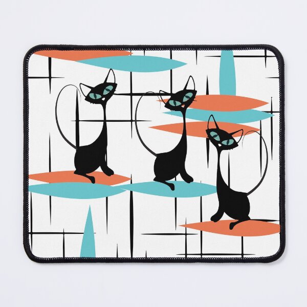 Item preview, Atomic Kitty Mid century Mod designed and sold by LisWilliams.