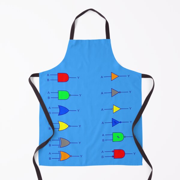 Item preview, Colorful logic gates- digital electronics designed and sold by EngineersArt.
