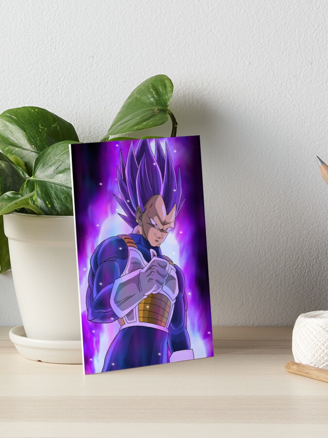 Vegeta Ultra Ego Original Art Poster - Dragon Ball Super Anime Wall Art, DBZ