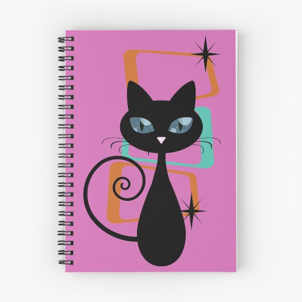 Item preview, Retro kitty cat against atomic minimalistic background  designed and sold by LisWilliams.