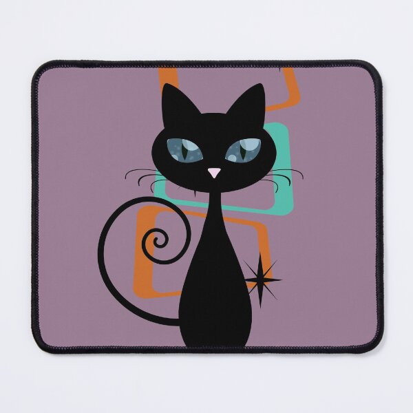 Item preview, Retro kitty cat against atomic minimalistic background  designed and sold by LisWilliams.