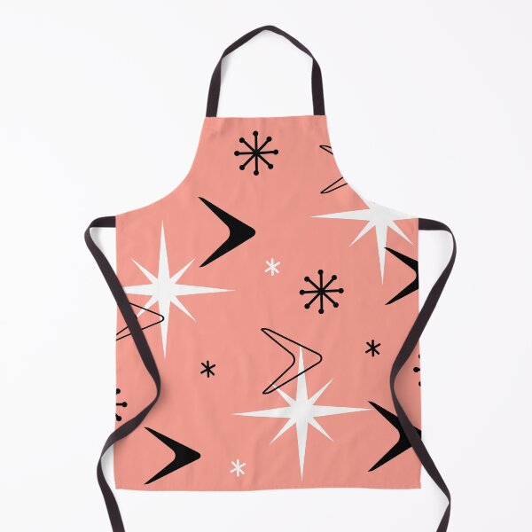 Item preview, Mid Century Modern Boomerangs Salmon Pink designed and sold by thepixelgarden.